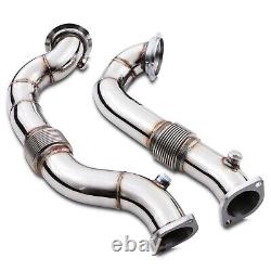 Stainless Steel Decat De Cat Downpipes For Bmw 1 Series E82 E88 135i N54 07-10