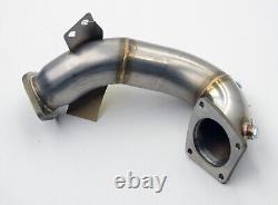 Stainless Steel Exhaust 3.5 De-cat Down Pipe For Hyundai I30n 2.0 Turbo 18+