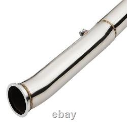 Stainless Steel Exhaust Decat De Cat Down Pipe For Audi A3 S3 8p Tfsi Quattro