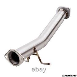 Stainless Steel Exhaust Decat De Cat Downpipe For Mazda 3 Mps 2.3 Turbo 06-09