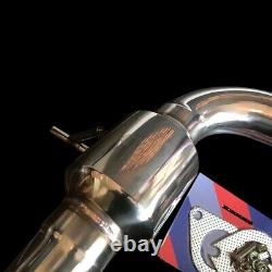 Toyota MR2 roadster 1.8 mk3 Stainless exhaust midpipe downpipe with sports cat