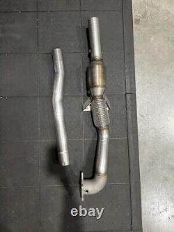 VW Golf MK5 GTI 2.0T FSI Milltek Sport Cast Large Bore Downpipe With Race Cat