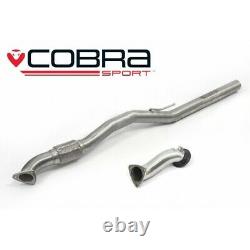Vauxhall Corsa D Nurburgring Pre-Cat/DeCat Pipe/Second DeCat Cobra Exhaust VP02a
