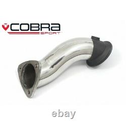 Vauxhall Corsa D Nurburgring Pre-Cat/DeCat Pipe/Second DeCat Cobra Exhaust VP02a